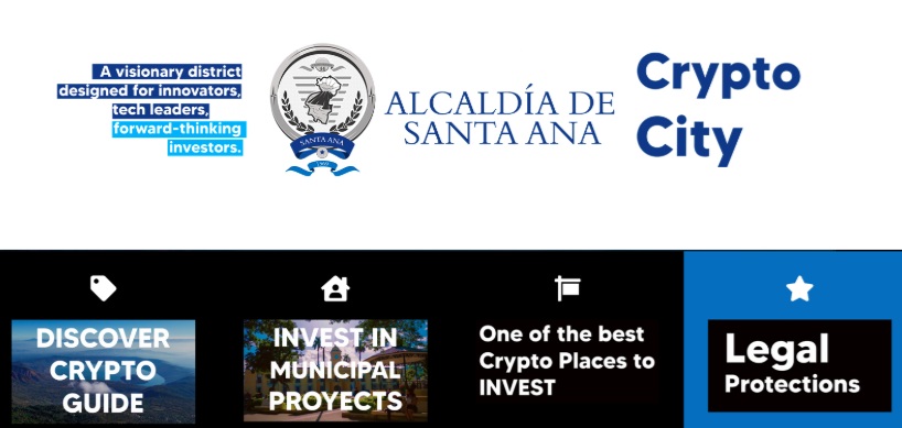 Crypto City: Santa Ana lanza plataforma para encabezar el ecosistema crypto-invest en El Salvador 1 Crypto City: Santa Ana lanza plataforma para encabezar el ecosistema crypto-invest en El Salvador